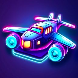 دانلود Merge Planes Neon Game Idle