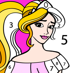 دانلود Princess Coloring by Number