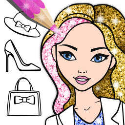 دانلود Fashion Coloring Book Glitter