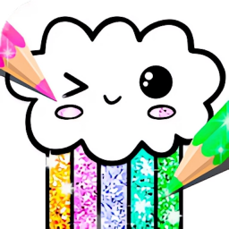 دانلود Kawaii Coloring Book Glitter