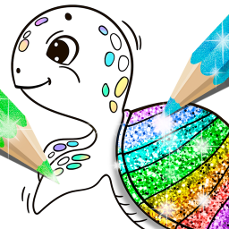 دانلود Glitter Coloring Game for Kids