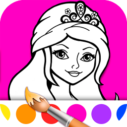 دانلود Princess Girls Coloring Book