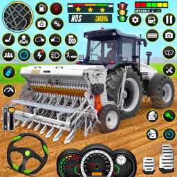 دانلود Big Tractor Farming Games