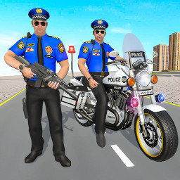 US Police Motorbike Chase Game