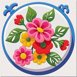 دانلود Cross Stitch Coloring Art