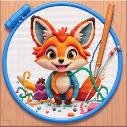 دانلود Cross Stitch Coloring Art