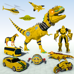 Dino Robot Car Robot Games