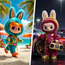 دانلود Labubu Game: Merge & Dress up