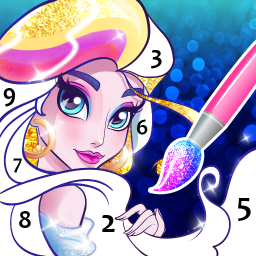 دانلود Princess Color by Number Game