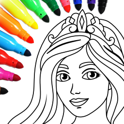 دانلود Princess Coloring Game دانلود Princess Coloring Game
