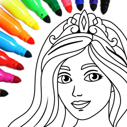 دانلود Princess Coloring Game