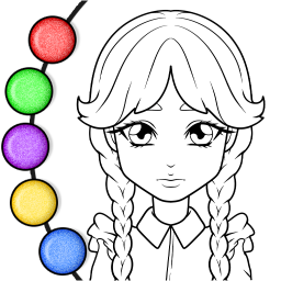 آیکون برنامه Princess Coloring Book Glitter