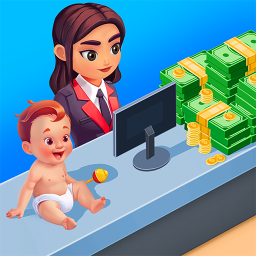 دانلود Idle Daycare Tycoon - Rich Me