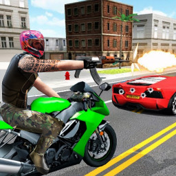 Crazy Moto: Bike Shooting Game