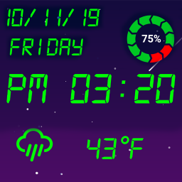 دانلود night talking clock