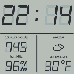 دانلود LCD talking night clock