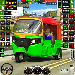 دانلود TukTuk Rickshaw Driving Games