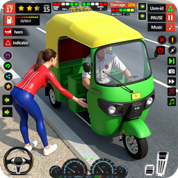 دانلود TukTuk Rickshaw Driving Games