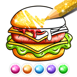 دانلود Food Coloring Game - Learn Col