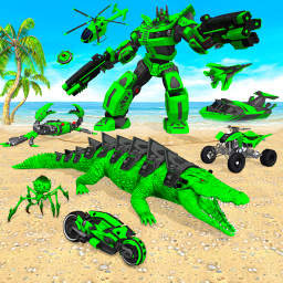 دانلود Crocodile Animal Robot Games