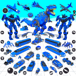 Dino Transform Robot Car Games