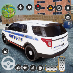 US Police Car Parking Car Game