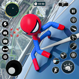 دانلود Rope Fight Spider Adventure