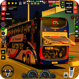 دانلود US Coach Bus Simulator Game 3d