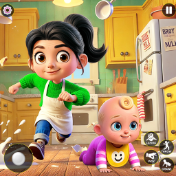 دانلود Mom & Naughty Boy Prank Game