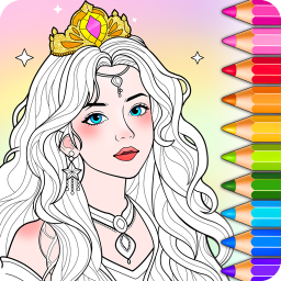 دانلود Princess Game Fantasy Coloring