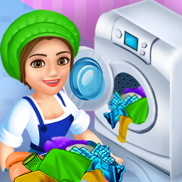 دانلود Laundry Shop Washing Games Sim