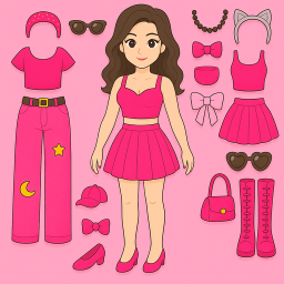 دانلود Sticker Doll DIY Dressup Diary