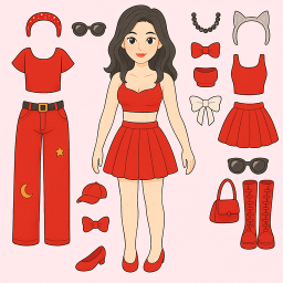 دانلود Sticker Doll DIY Dressup Diary