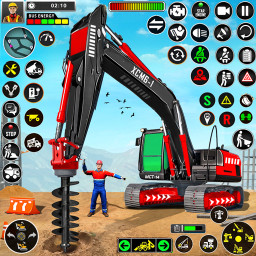 دانلود Heavy Drill Excavator Games