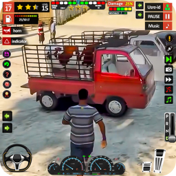 دانلود Wild Animal Truck Driver Game