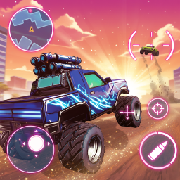 دانلود Battle Cars: Nitro PvP Shooter دانلود Battle Cars: Nitro PvP Shooter