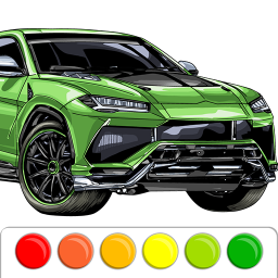 دانلود Car Coloring Book - Car Paint