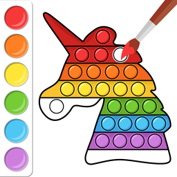 دانلود Pop It Coloring Book Game