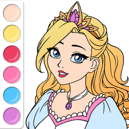 دانلود Princess Coloring Book Game