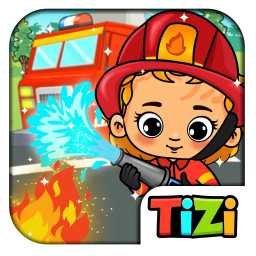 دانلود Tizi Town Kids Firetruck Games