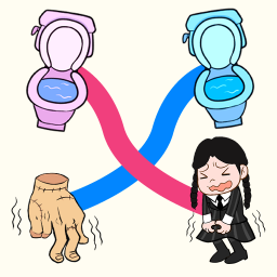 دانلود Toilet Rush: Draw to Toilet