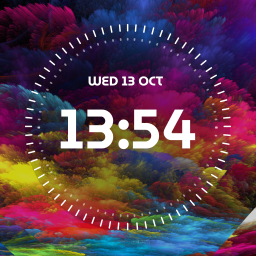 دانلود Clock Wallpaper with Date