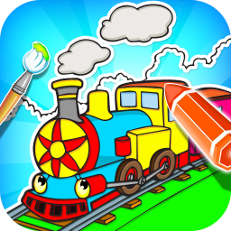 دانلود Train Coloring Book Game