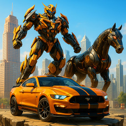 دانلود Robot Transform Car Games 3D
