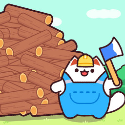 دانلود Lumbercat: Cute Idle Tycoon