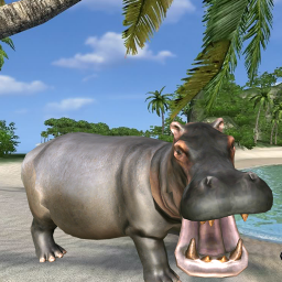 دانلود Wild Hippo Beach Simulator