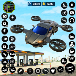 Flying Car Simulator- Car Game