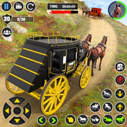 دانلود Horse Cart Transport Taxi Game