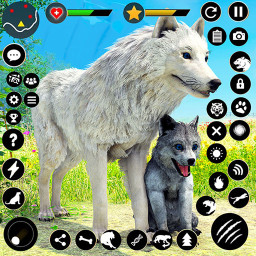 دانلود Virtual Arctic Wolf Family Sim