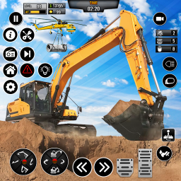 دانلود Excavator Machine Crane Sim 3D